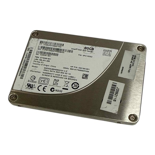Intel SSDSA2BW080G3H SSD 320 Series 80GB 3Gbs SATA 2,5"