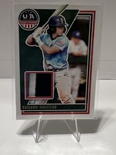 2022 Panini Stars & Stripes USA BB Kailand Halstead #USAM-KH Tri Color Patch /24