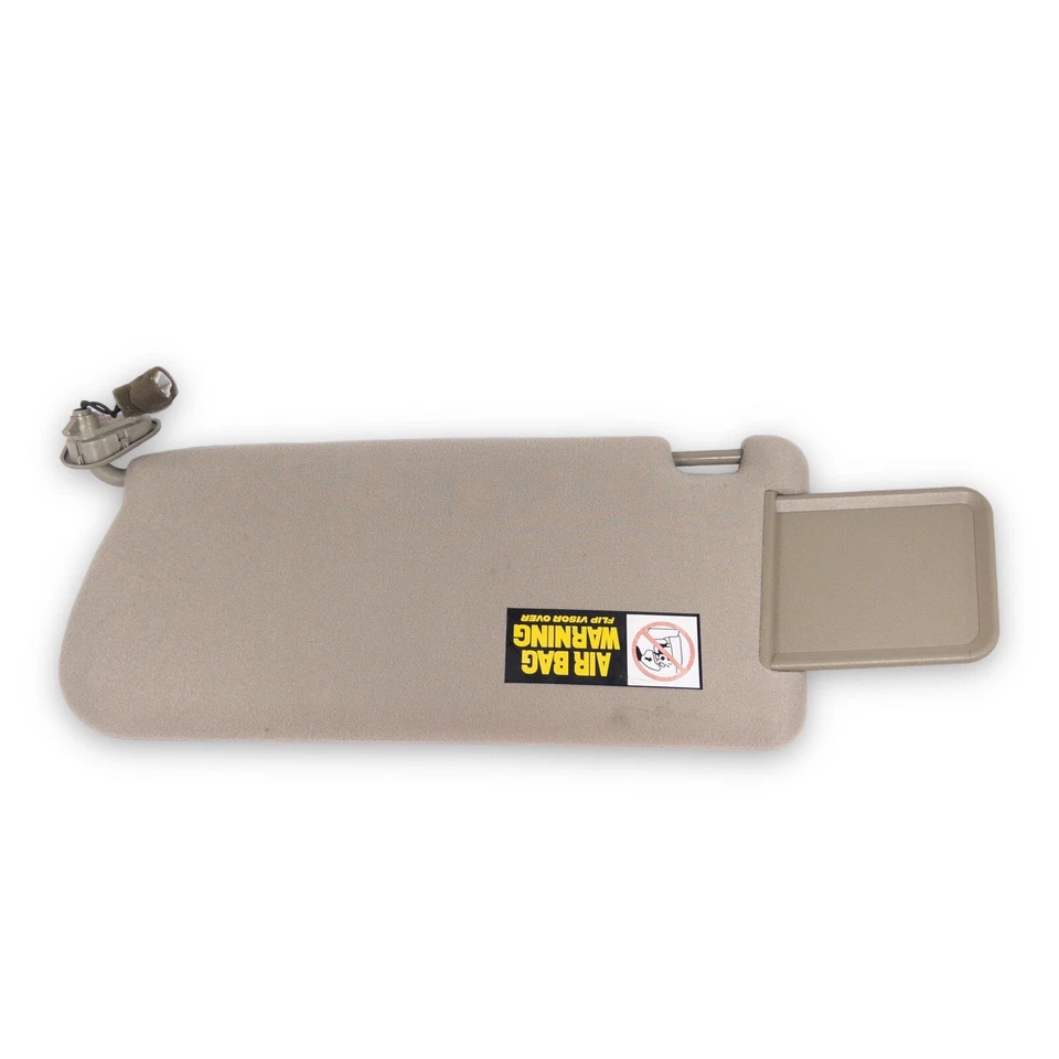 Hyundai XG350 2002-2005 pasajero lado derecho parasol marrón tostado tela iluminada Foto 4 de 4