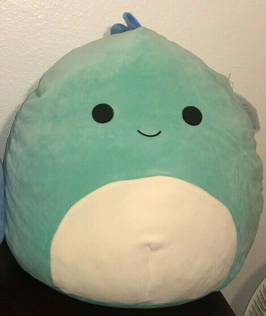 Squishmallow Ben Blue Green Dinosaur 16