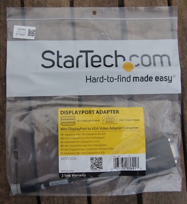 StarTech.com Mini DisplayPort zu VGA Video Adapter Konverter - Neu - MDP2VGA
