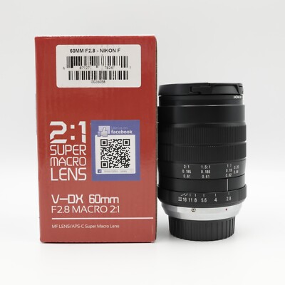 Laowa 60 2.8 2x Ultra Macro for Nikon F - Open Box, New