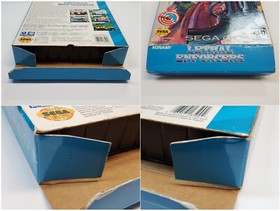 Lethal Enforcers Authentic Sega CD Box and Insert Tray Only *