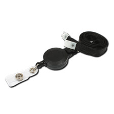 Image of Retractable Lanyard Neck Strap Lanyard & Badge Reel With Safety Breakaway Clip