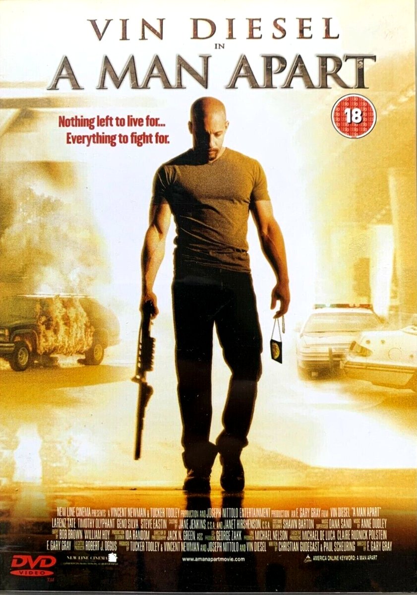 Sylvester Stallone Vin Diesel Elevator Shoes A Man Apart (DVD-2004, 1-Disc)  Vin \, image size:841x1200