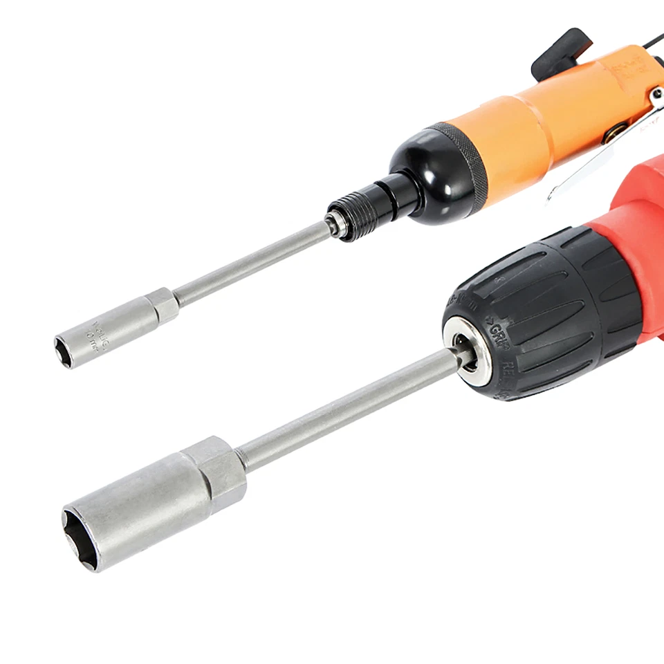 150mm Long Nuts Driver Hex Deep Socket Bits Impact Driver Drill 1/4" Hex Shank - Image 4 of 4