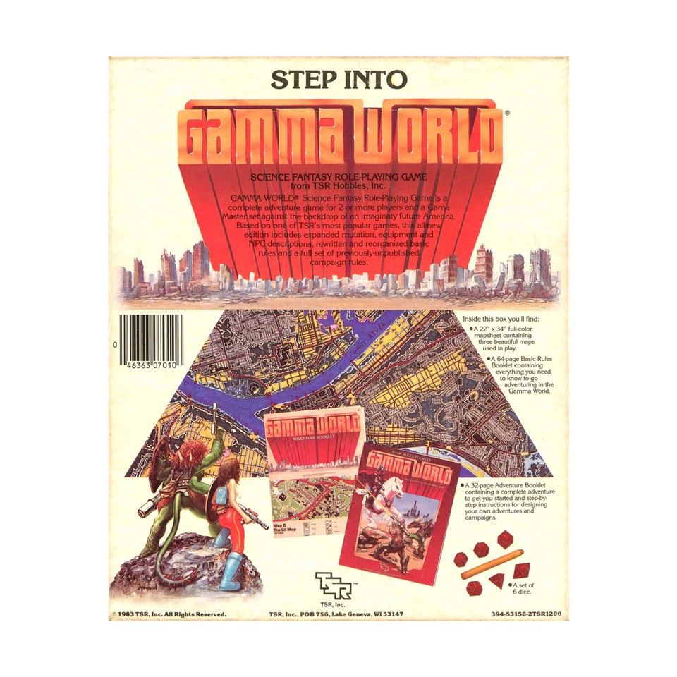 TSR Gamma World Gamma World (2nd Ed, Robot Cover) Fair | eBay
