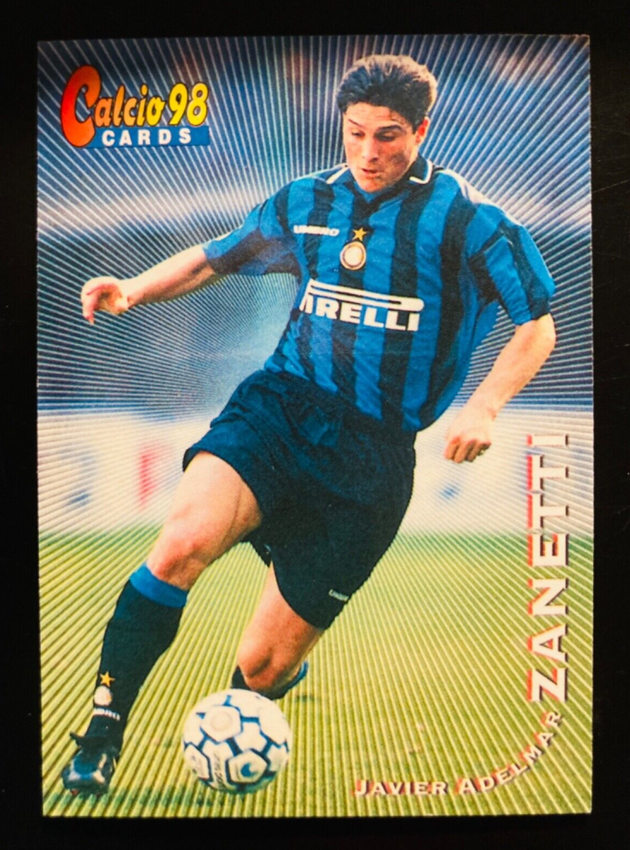1997-98 Panini Calcio Cards 1998 # 87 Javier Zanetti Inter Milan