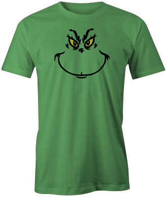 Grinch Shirt, Grinch Face Christmas Gift | Green T-Shirt & Hoodie