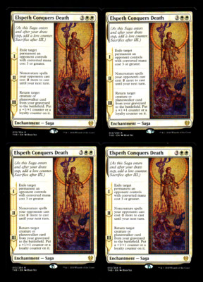 MRM ENGLISH 4x Elspeth erobert den Tod - Elspeth Conquers Death MTG Magic THB