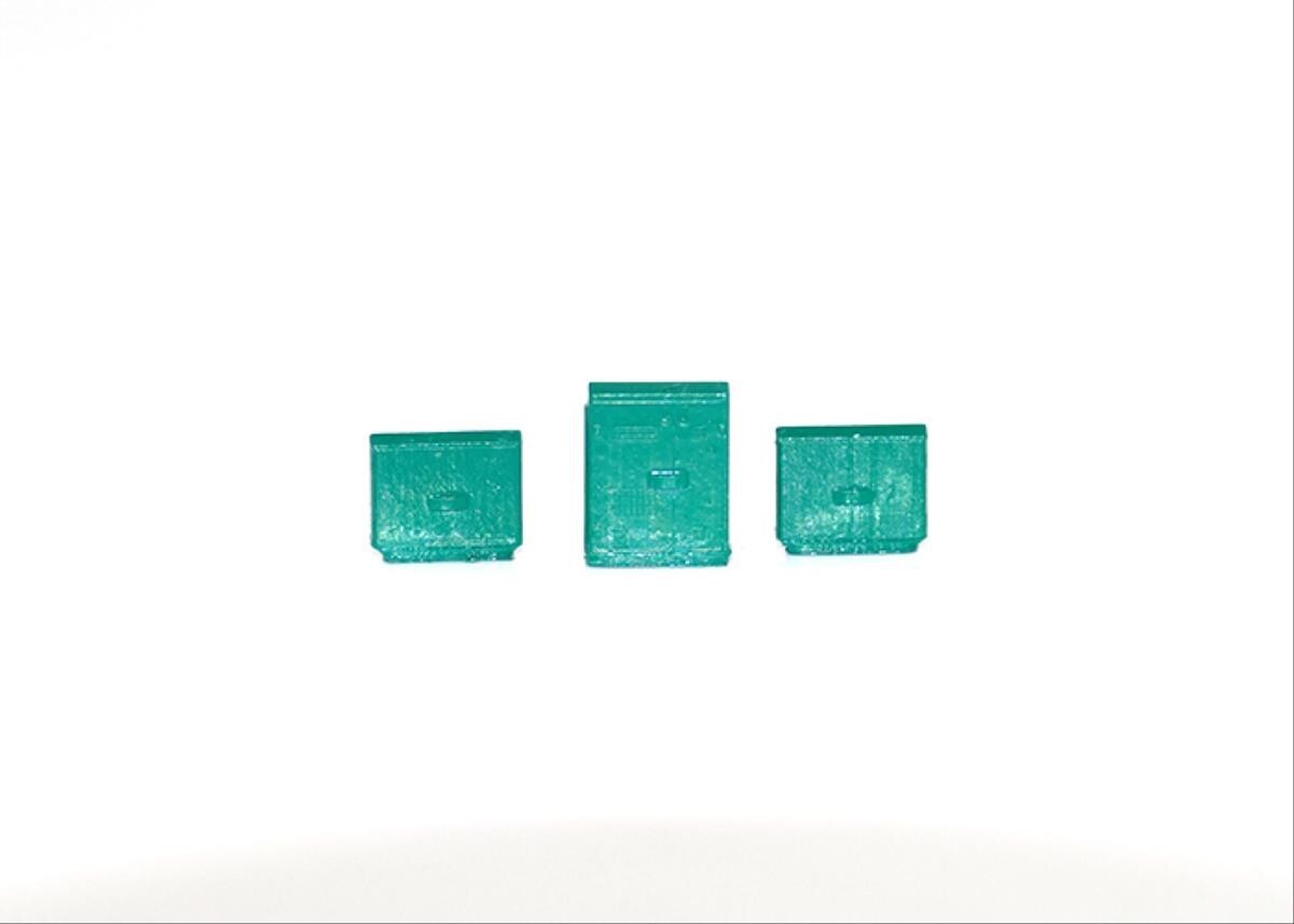 Gaugemaster GMKD86 Telecoms Cabinets 3pc Model Railway N Gauge Pre-Built