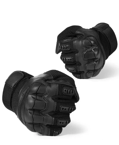 XL Tactical Motorcycle Full Finger Gloves Motorbike Riding Motocross Mittens - Picture 12 of 12