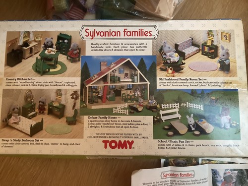 Familias Sylvanian 1985 vintage, casa, muebles, 4 conejos, ropa, electrodomésticos - Imagen 9 de 15