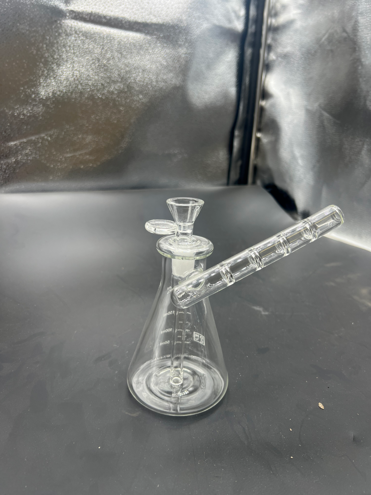 6" Glass Hookah Smoking Pipes Heavy Bong Water Pipe  W/ Bowl
