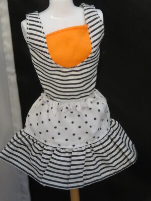 1989 BARBIE Easy Living Fashions Stripe Polka Dot Outfit Mattel