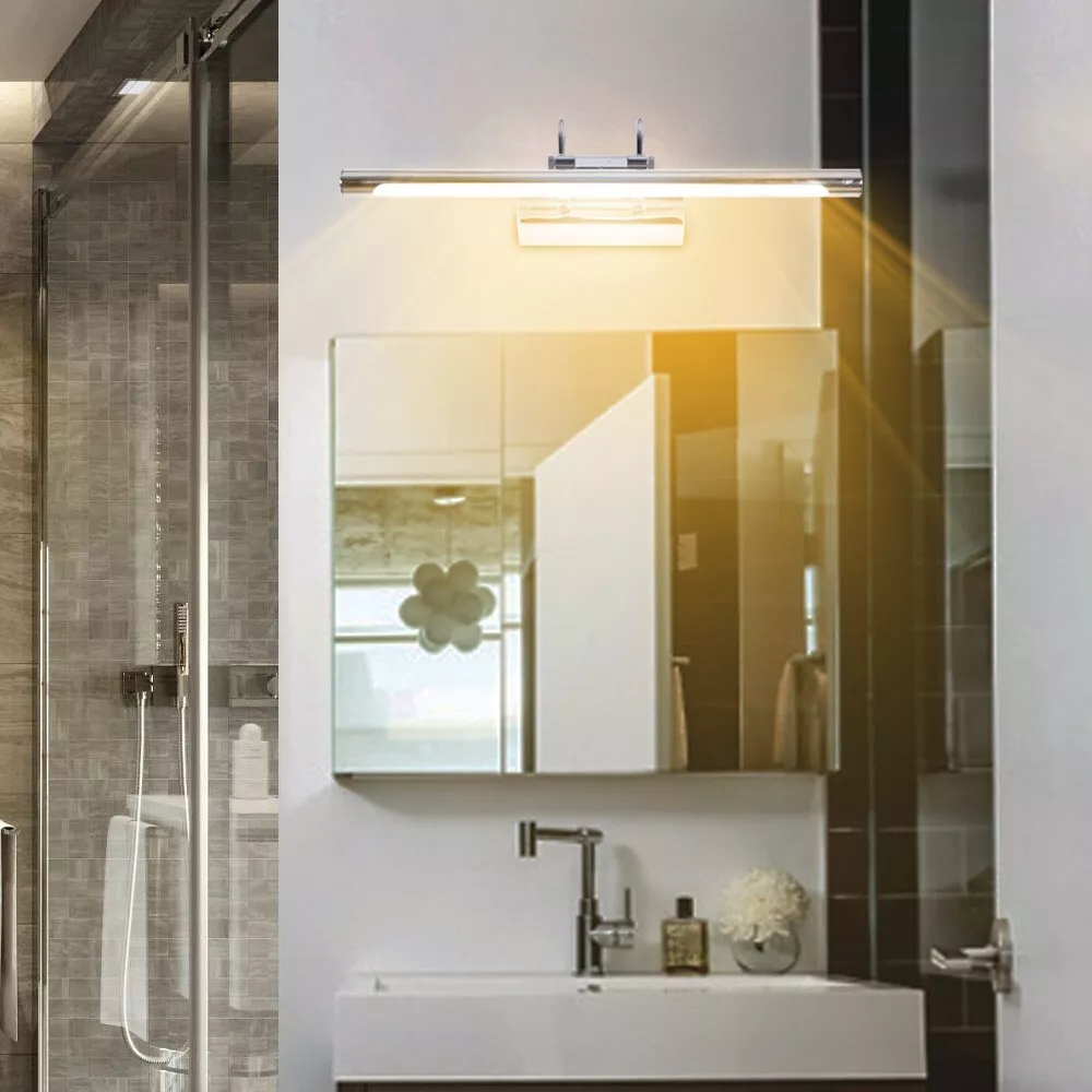 Modern LED Mirror Lamp Adjustable Tube Light Picture Bathroom Cabinet Wall Light