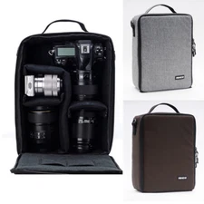 DSLR SLR Large Camera Bag Insert Carry Case Partition For Canon Nikon Sony Lens