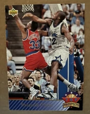 1992-93 Upper Deck #474 Shaquille O'Neal Orlando Magic Basketball Card Rookie RC