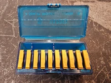 Qty 10 Vardex Vargus 3ER 0.5ISO 3ER0.5ISO 51014 VKX Carbide Threading Inserts