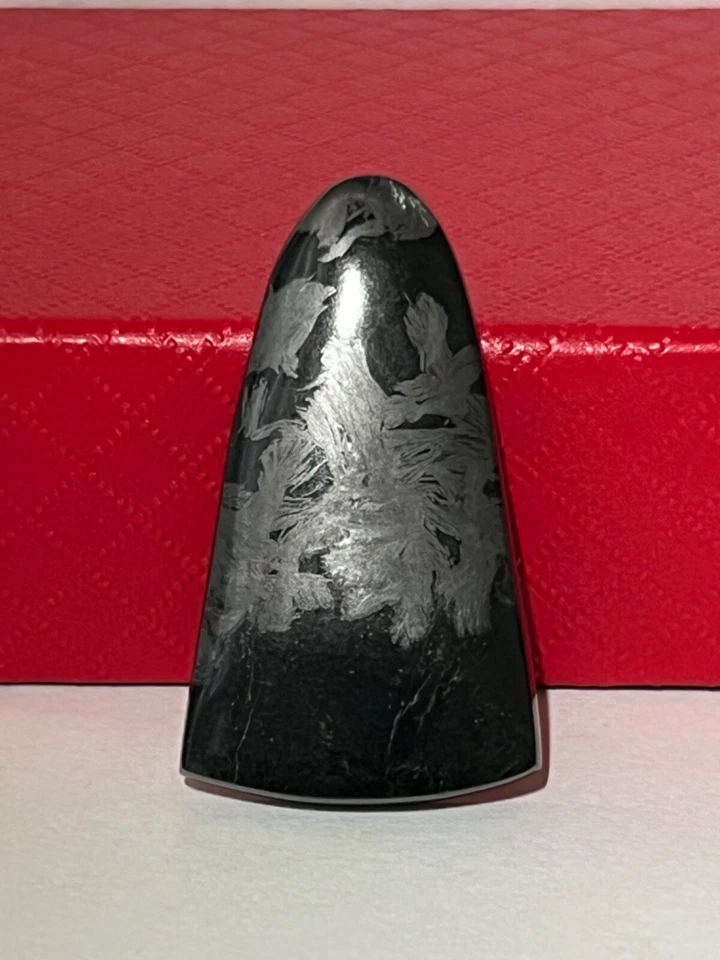 Cabujón magnetita jade negro Victorville California 80 quilates Foto 3 de 4