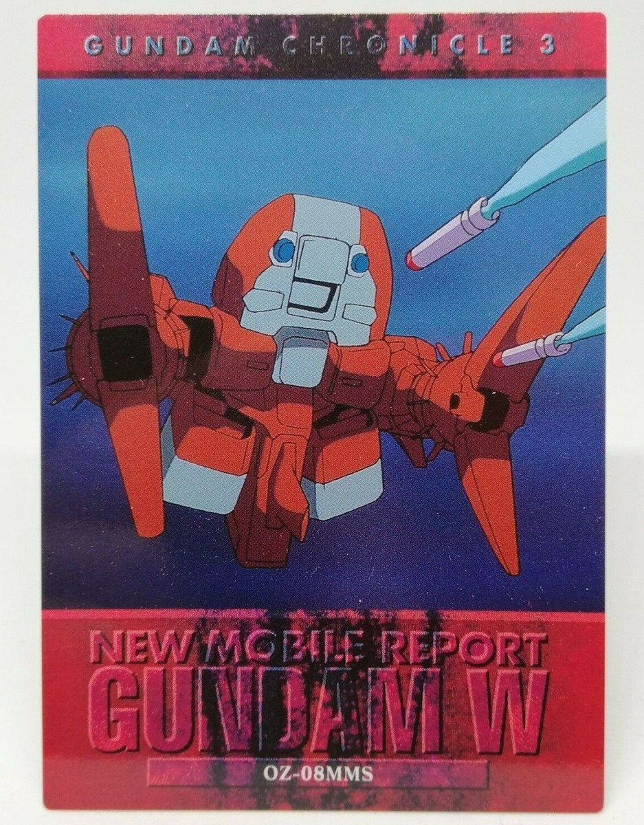 149 OZ-08MMS Cancer Gundam Wing Gumdam Chronicle 3 Card DASS MASTERS JAPAN ANIME 149 OZ-08MMS Cancer Gundam Wing Gumdam Chronicle 3 Card DASS MASTERS JAPAN ANIME