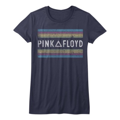 Pink Floyd Between Stripes Women's Fitted T Shirt Psychedelic Music