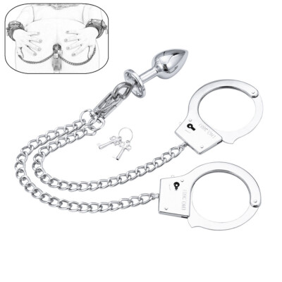 Handcuff Anal Plug Butt Bondage Metal Restraint Fetish SM BDSM Adult Sex Toys US | eBay Handcuff Anal Plug Butt Bondage Metal Restraint Fetish SM BDSM Adult Sex Toys US | eBay