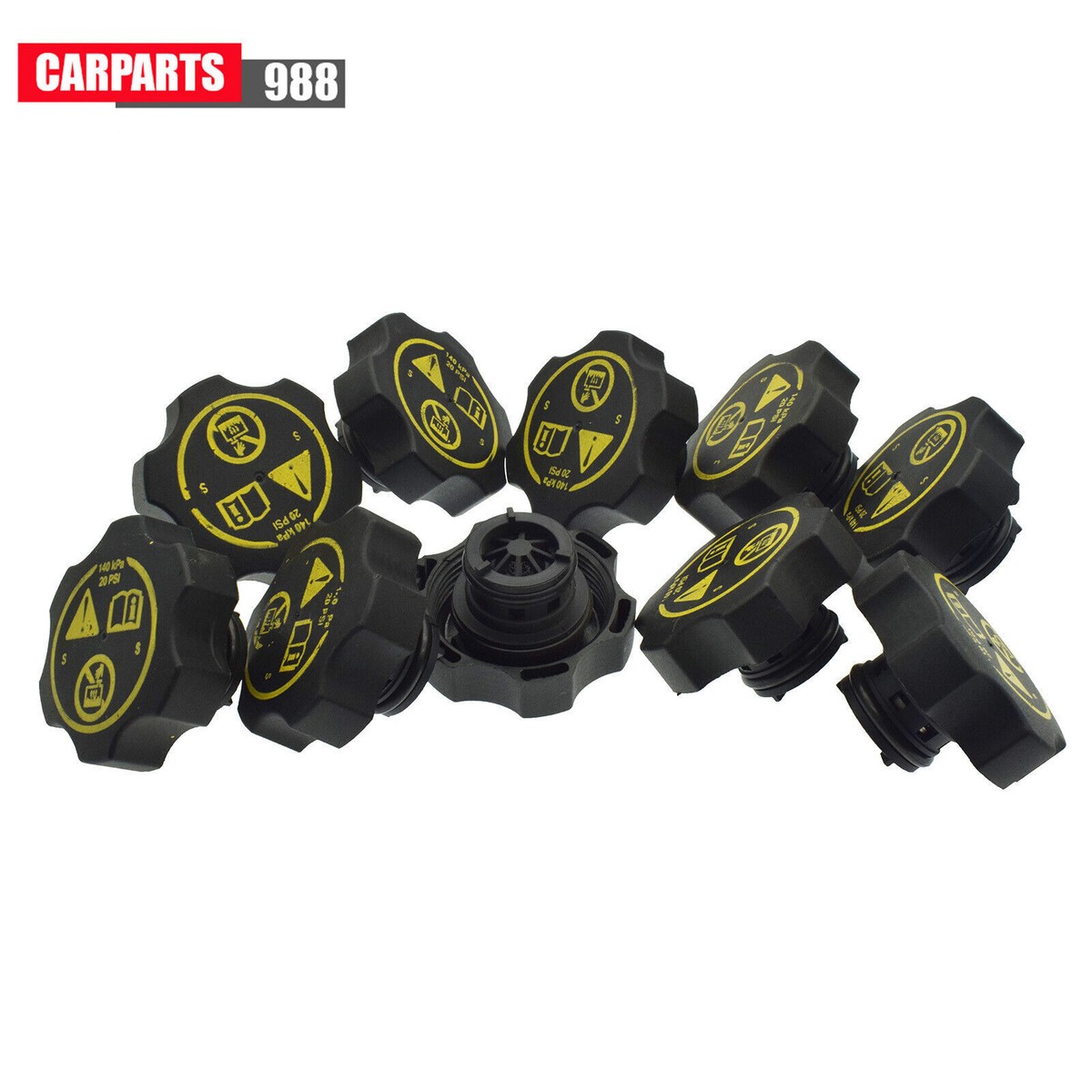 10x Radiator Reservoir Tank Cap For Chevrolet Trax Sonic GMC