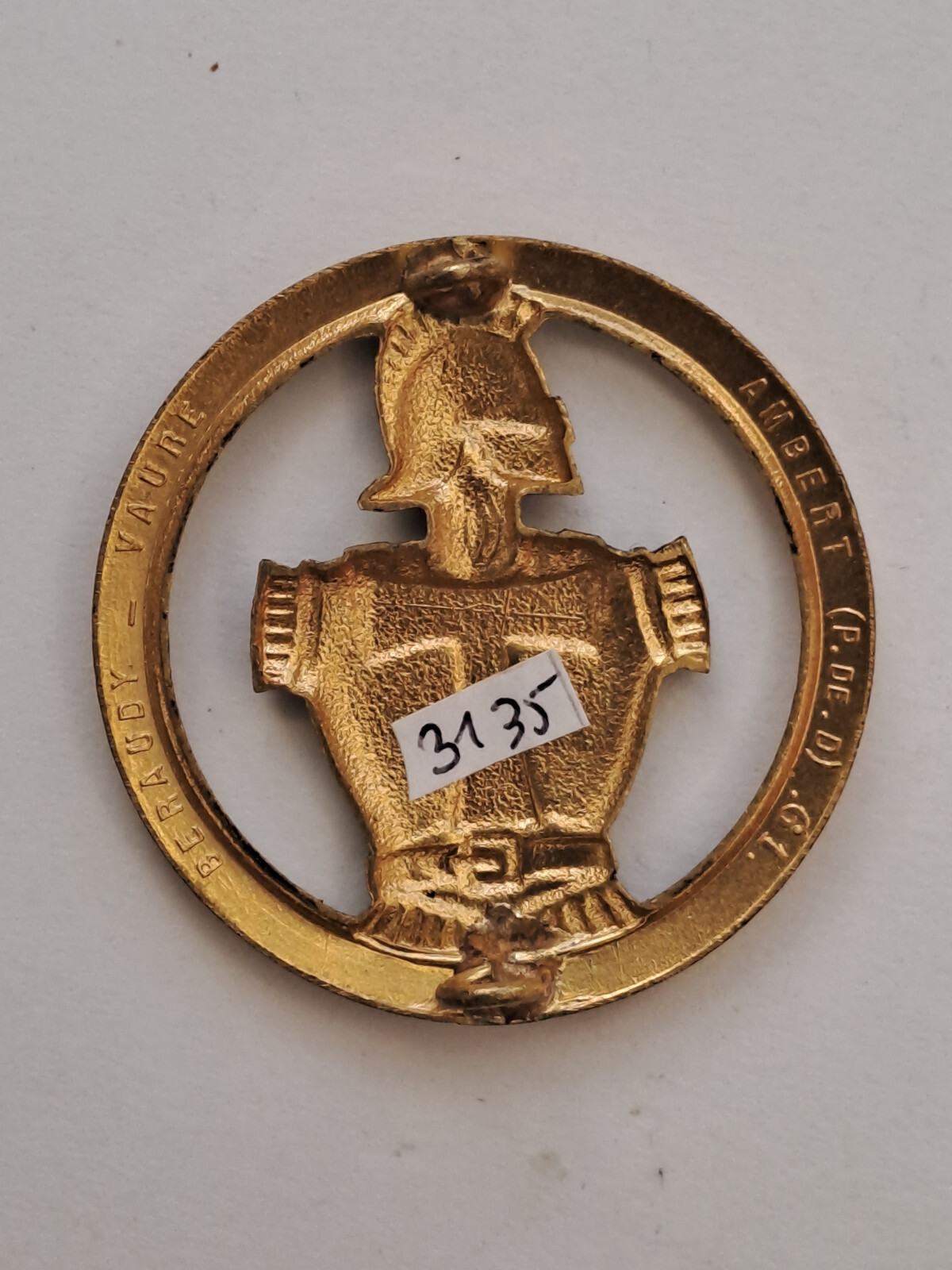 Insigne FFCT Rallye Cyclotouriste ACC PUY DÔME 1465 M – Auvergne – BERAUDY 1980 – Collection