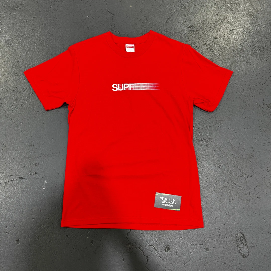 Tee shirt logo Supreme Motion (rouge)