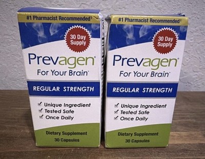 2 PACK - Prevagen Regular Strength Capsules - 60 Ct.  (60-Day Supply)