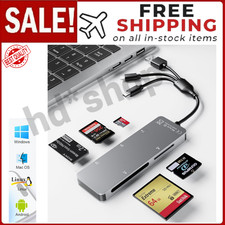 Memory Stick Pro Duo Adapter 5 In 1 Multi Memory Card Reader Supports SD/TF/CF/