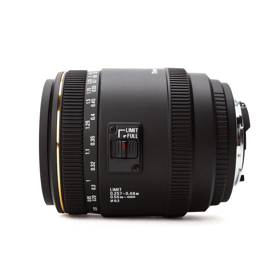 Sigma 70 mm f2.8 EX DG Macro Makroobjektiv mit Festbrennweite für Nikon - Bild 2 von 4