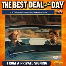 Geena Davis Signed 8x10 Photo Thelma & Louise JSA COA Private Signing