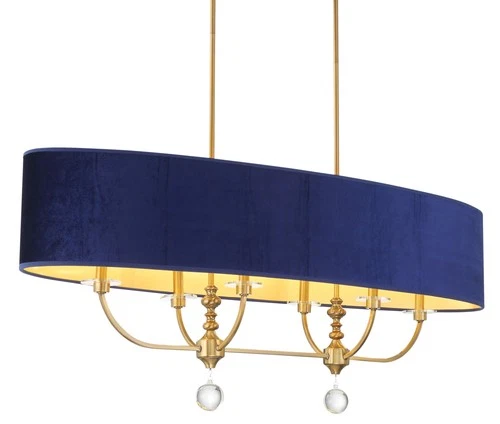 Minka Lavery 3486 Van Noord 6 Light 48"W Linear Chandelier - Oxidized Aged Brass - Picture 1 of 2