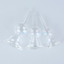 3 Pieces Vacuum Cupping Glass Cup Replacement For Vacuum Breast Beauty Machine