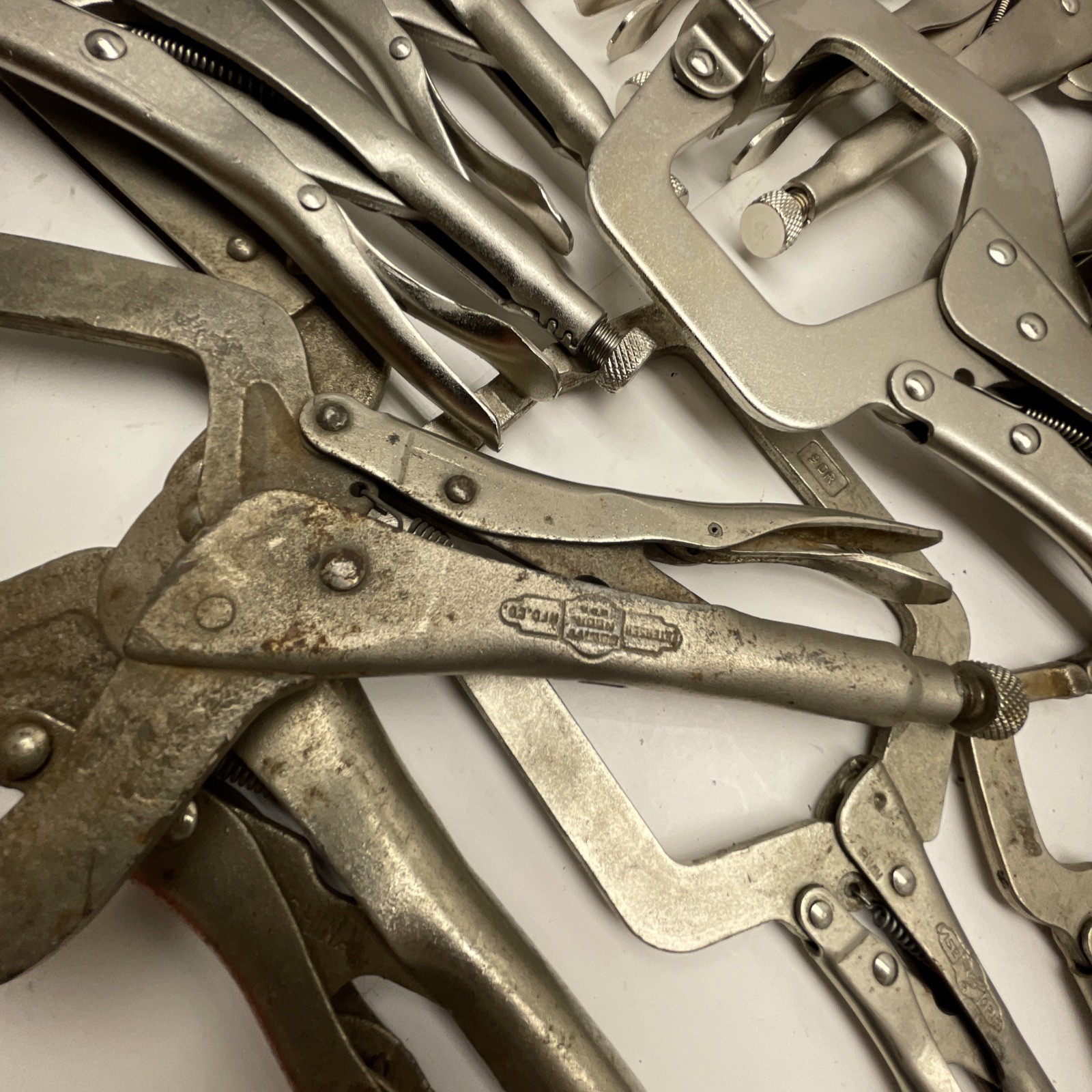 Massive Vise Grip Lot of 30 Assorted Vice Grip Locking Pliers Set