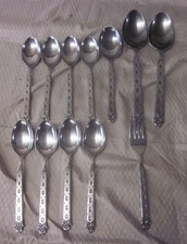 12 Piece Northland San Francisco Stainless Various Flatware Japan