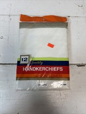 Handkerchiefs New Old Stock 12 Quality Handkerchiefs For Gentlemen 100 Cotton  
