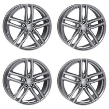 4 Alutec Felgen Ikenu 6.5Jx16 ET50 5x108 GRA für LANDROVER Freelander
