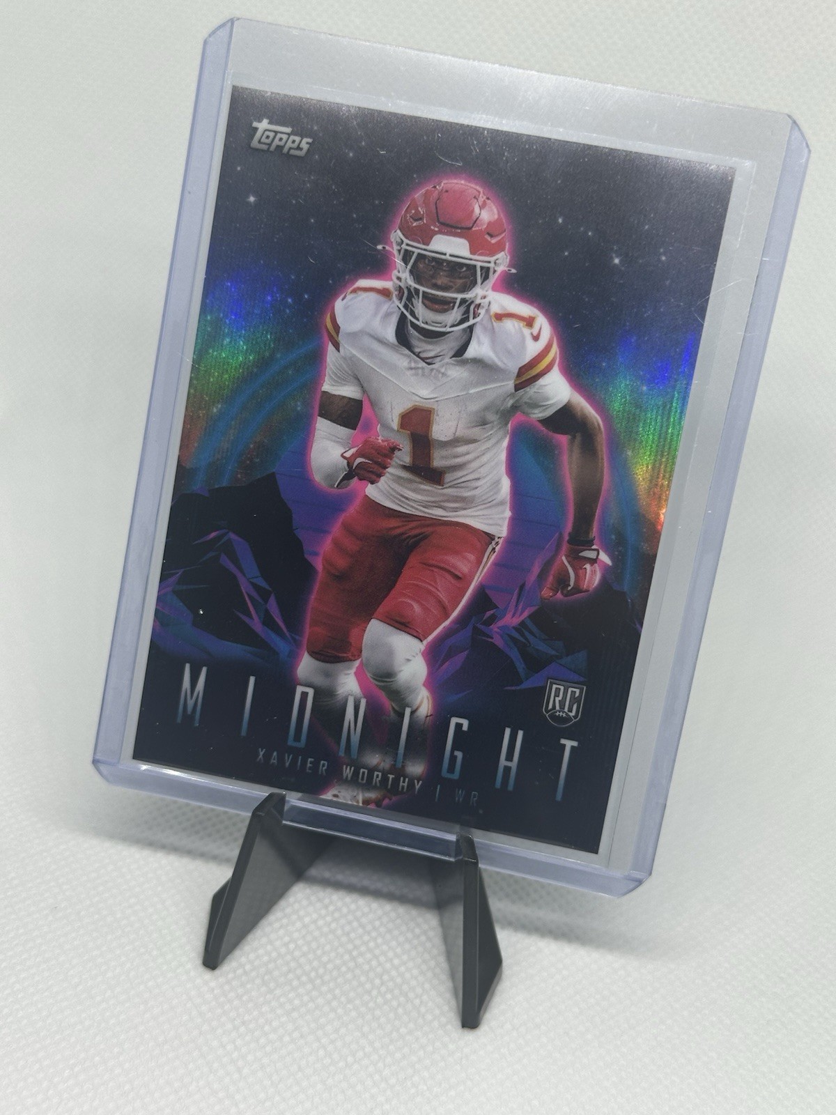 2024 Topps Midnight #47 Xavier Worthy KC Chiefs