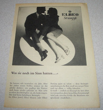 Jahr 1966 orig. Reklame Werbung ELBEO Strümpfe Nylons Strapsstrumpf 3.