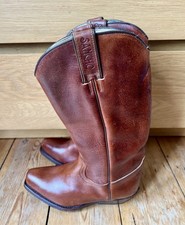 Mid Calf Sancho Classic cowboy Boots 5588 Evolution Tang RRP 300£ Size 3 