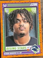 Panini 2024 Score-A-Treat Rising Stars Byron Murphy II RC #10 Seattle Seahawks