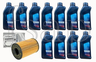 Genuine BMW Engine oil change kit 2022 BMW M5 4.4L V8 Twin Power Turbo oil 5w30