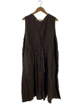 nest Robe Sleeveless Dress FREE Linen BRW Plain 01204-1575