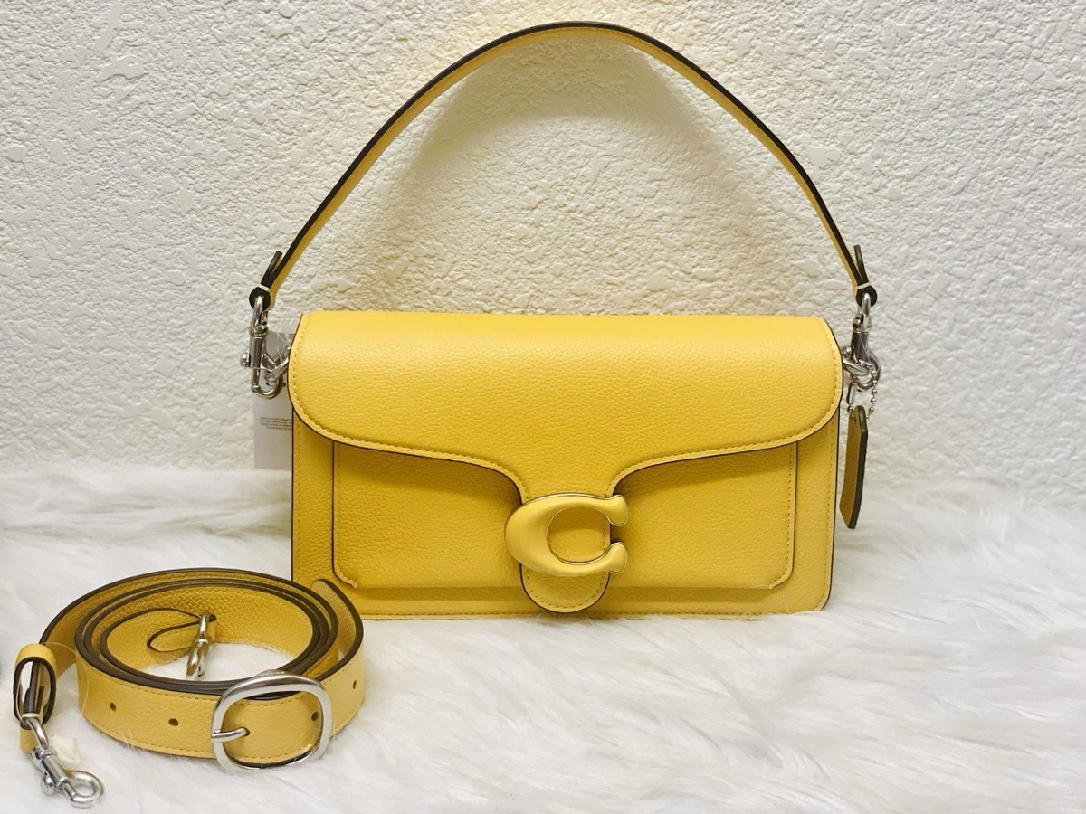 Coach Tabby Shoulder 26 3way Crossbody Clutch In Canary Leather