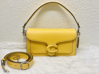 Coach Tabby Shoulder 26 3way Crossbody Clutch In Canary Leather