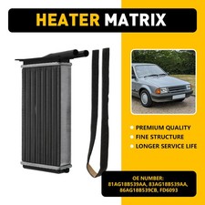 HEATER MATRIX FIT FORD ESCORT MK3 MK4 FDA6093 1980-1990 FORD GRANADA FORD ORION