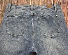 Judy Blue Denim Cropped Bootcut Jeans Womens Plus Size 20W Stretch